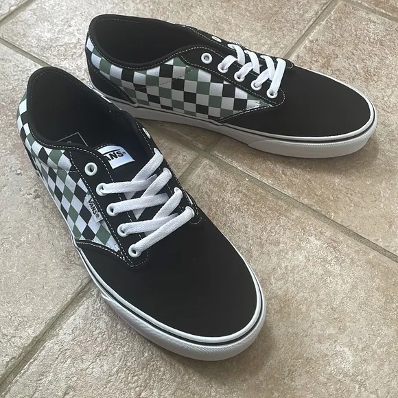 Vans Atwood Canvas Checker Board Sneakers