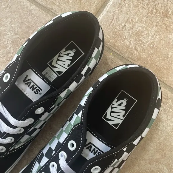 Vans Atwood Canvas Checker Board Sneakers