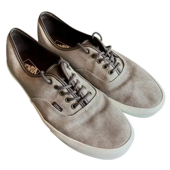 Vans Authentic C&amp;L Gray Sneakers Mens 13