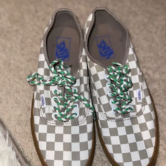 VANS AUTHENTIC CHECKERBOARD MOON ROCK OG SNEAKERS