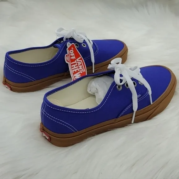 Vans Authentic Low Top Canvas Sneakers Spectrum Blue Sneakers