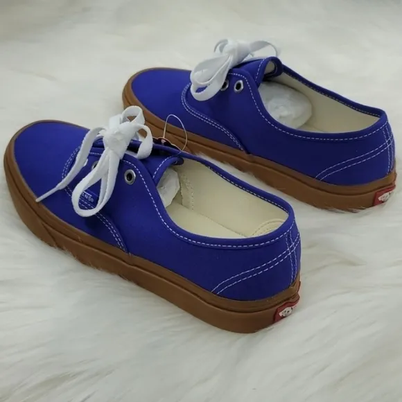 Vans Authentic Low Top Canvas Sneakers Spectrum Blue Sneakers