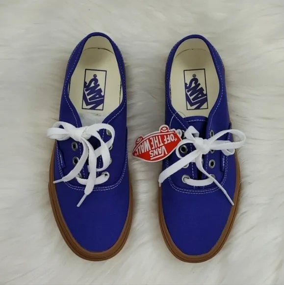 Vans Authentic Low Top Canvas Sneakers Spectrum Blue Sneakers