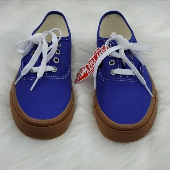 Vans Authentic Low Top Canvas Sneakers Spectrum Blue Sneakers