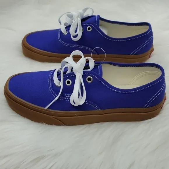 Vans Authentic Low Top Canvas Sneakers Spectrum Blue Sneakers