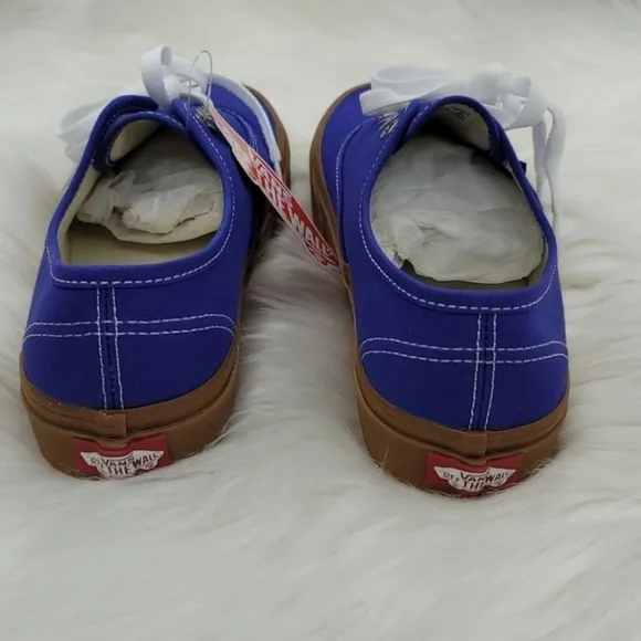 Vans Authentic Low Top Canvas Sneakers Spectrum Blue Sneakers