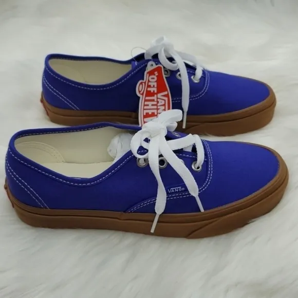 Vans Authentic Low Top Canvas Sneakers Spectrum Blue Sneakers
