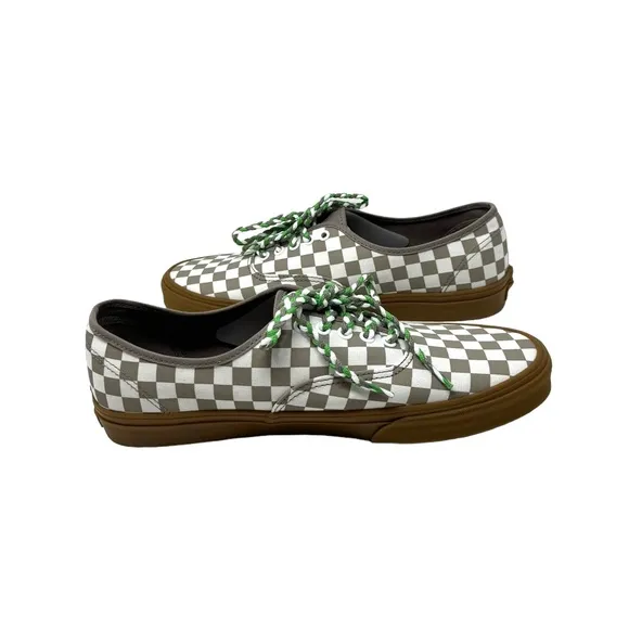 VANS Authentic Sneakers Skate Women's Low Top Moon Rock Check Canvas VN0009PVCH8