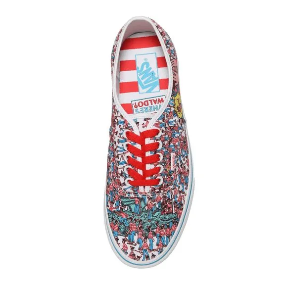 Vans Authentic Where's Waldo Sneakers. Brand New. Kids Size: 4.5