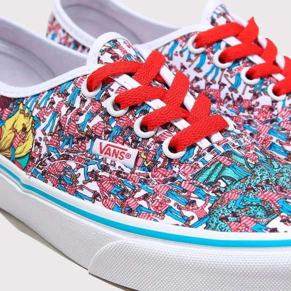 Vans Authentic Where's Waldo Sneakers. Brand New. Kids Size: 4.5