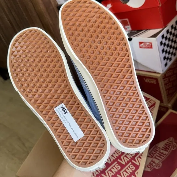 Vans Blue Canvas Sneakers