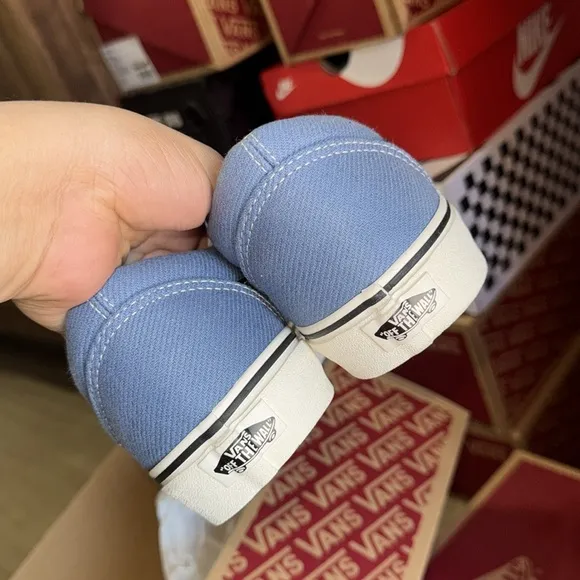 Vans Blue Canvas Sneakers