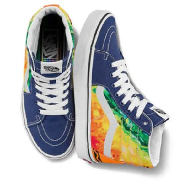 Vans Boy's SK8 Hi Crayola  Mashup Melt VNOA5JMJARS NEW with TAGS