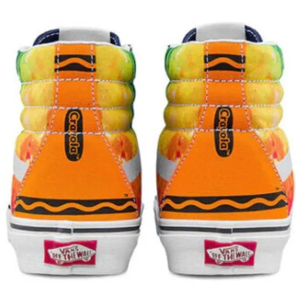 Vans Boy's SK8 Hi Crayola  Mashup Melt VNOA5JMJARS NEW with TAGS