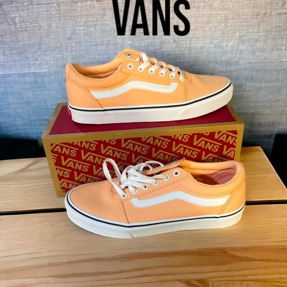 Vans canvas tropical peach sneakers women’s NIB size 10