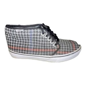 Vans Chukka Houndstooth Sneaker Skate Shoe Plaid Wool Mid Top Lace Up