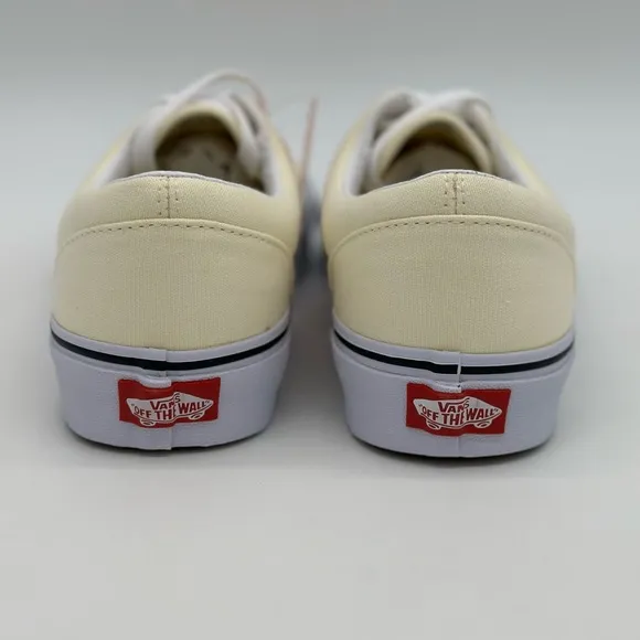 Vans Cream Canvas Sneakers