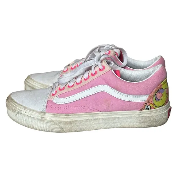 Vans Customs x SpongeBob SquarePants Patrick Star Sneakers Pink Women’s 8.5