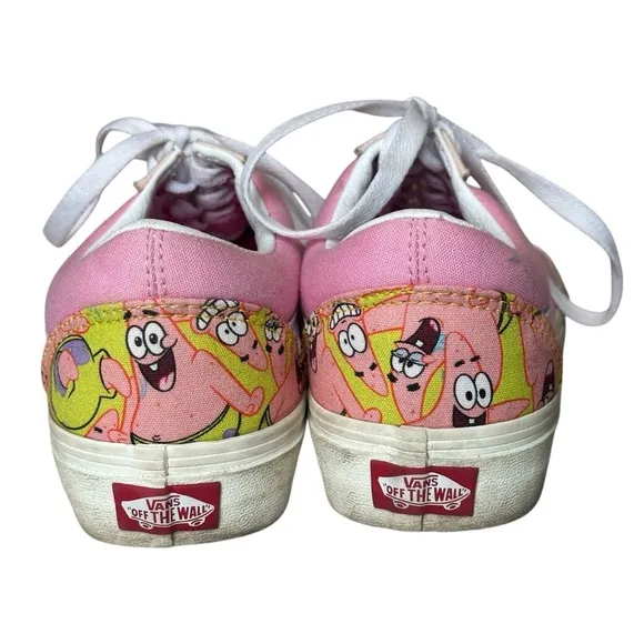 Vans Customs x SpongeBob SquarePants Patrick Star Sneakers Pink Women’s 8.5