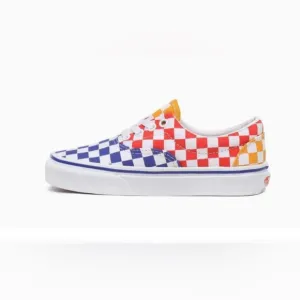 Van’s Era Tri-Checkerboard Kids Sneakers (NWT)