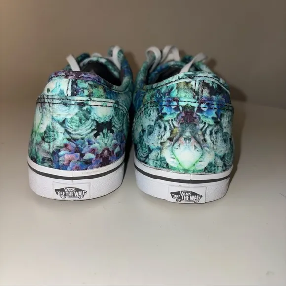 Vans Floral Canvas Sneakers - Women’s 8