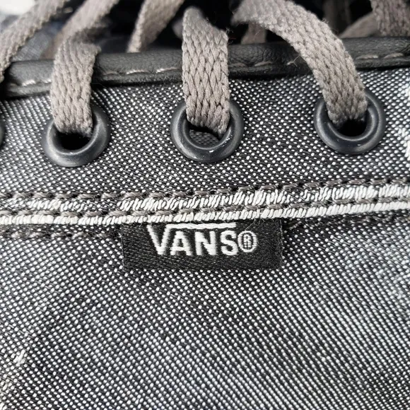 VANS | Gray Distressed Canvas Ultracush Pro Skateboard Streetwear Sneakers Men 9