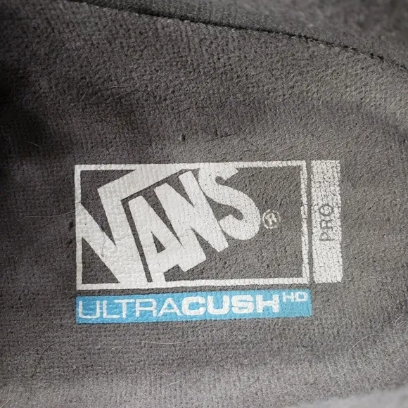 VANS | Gray Distressed Canvas Ultracush Pro Skateboard Streetwear Sneakers Men 9