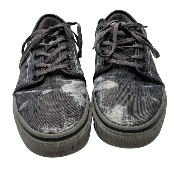 VANS | Gray Distressed Canvas Ultracush Pro Skateboard Streetwear Sneakers Men 9