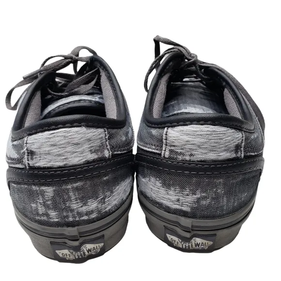 VANS | Gray Distressed Canvas Ultracush Pro Skateboard Streetwear Sneakers Men 9