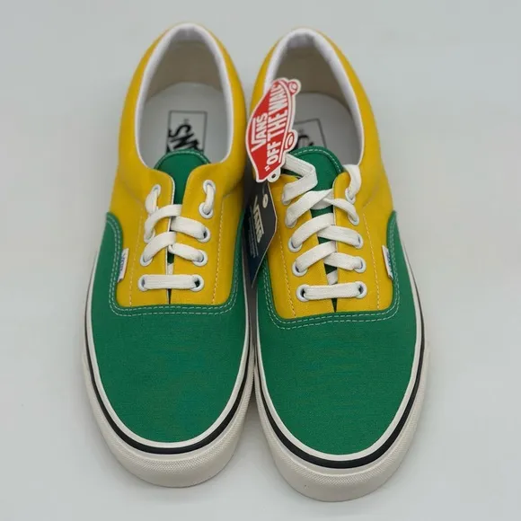 Vans Green and Yellow Sneakers