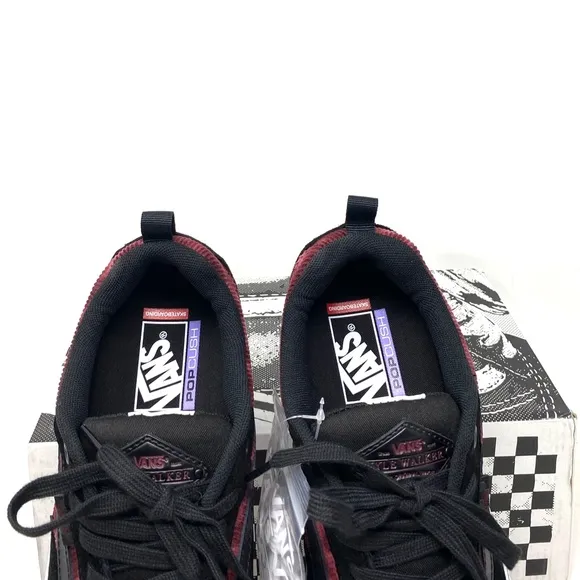 VANS Kyle Walker Corduroy Shoes Black Suede Low Top Women's Sneakers VN0A5JIEX4C