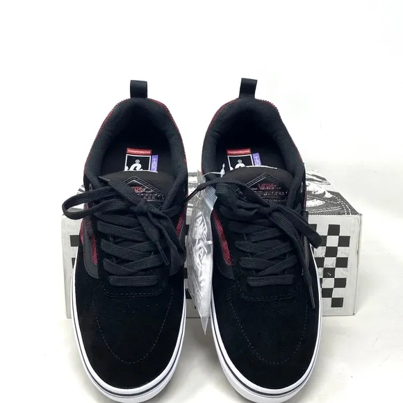 VANS Kyle Walker Corduroy Shoes Black Suede Low Top Women's Sneakers VN0A5JIEX4C