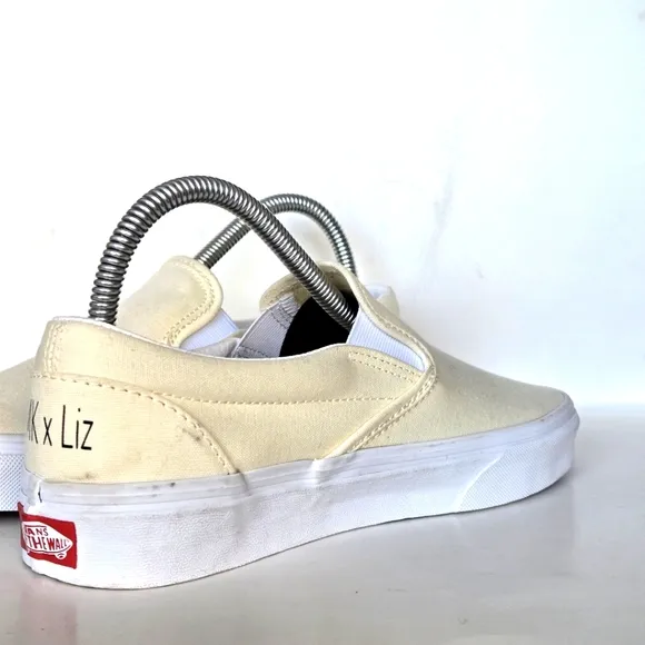 Vans Lace free Classic Canvas Vanilla Cream Sneakers 8