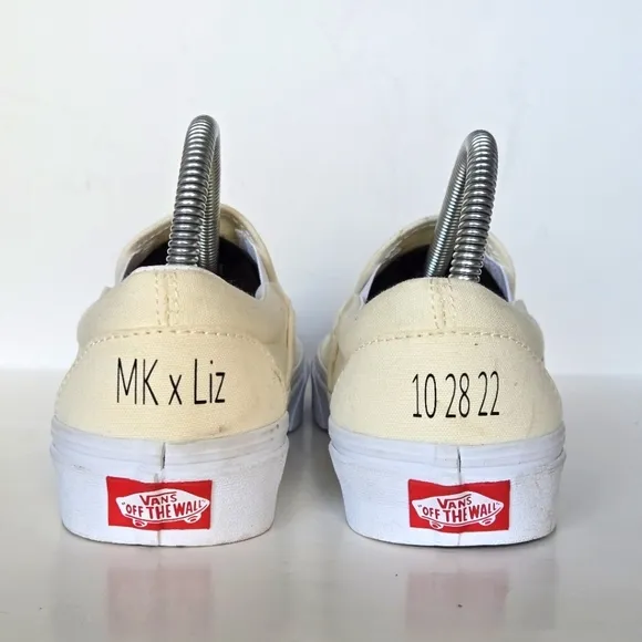 Vans Lace free Classic Canvas Vanilla Cream Sneakers 8