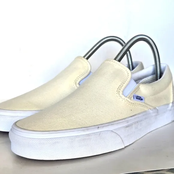 Vans Lace free Classic Canvas Vanilla Cream Sneakers 8