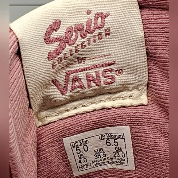 Vans Lowland Mid CC JMP SERIO Collection New Varsity Mauve Marshmallow Women 6.5