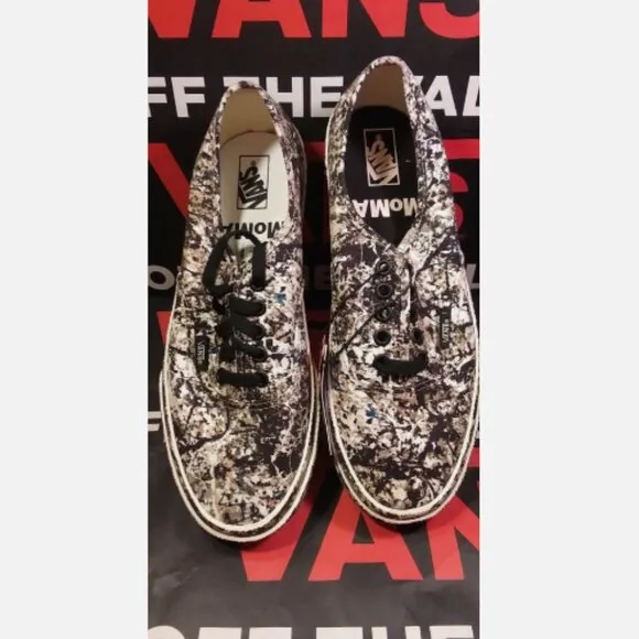 Vans Men's 5.5/Women's 7 Authentic MOMA Jackson Pollock Sneakers VN0A2Z5I18K