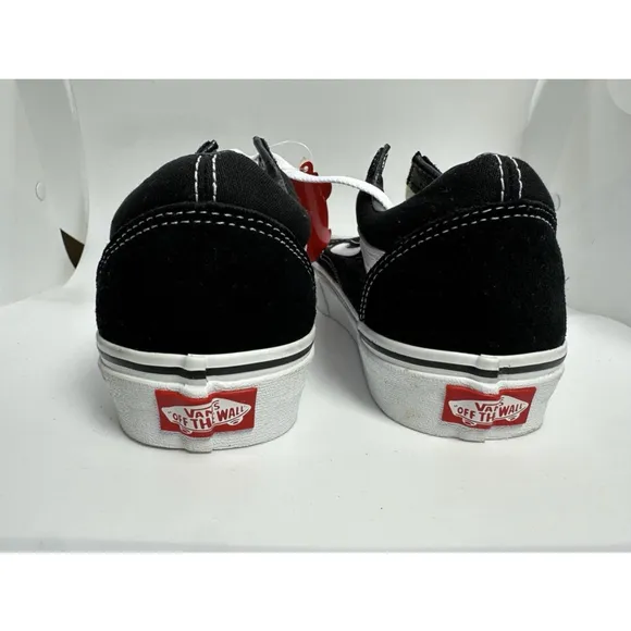 Vans Mens Off The Wall Shoes All Black 721356 Lace Up Low Top - Size 7 - EUC NWT