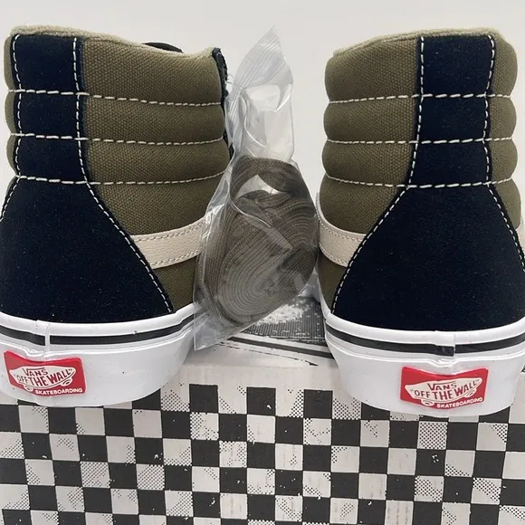 Vans Men’s Skate Sk8-Hi Black/OliveVN0A5FCCBKO Sneakers