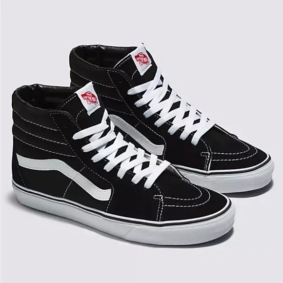 Vans Off The Wall - SK8 Hi - Sneakers - Black - men  Unisex - 8.5 NEW