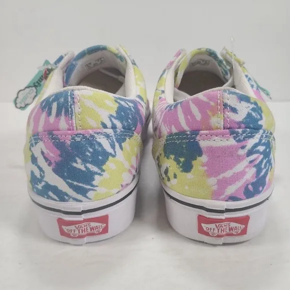 Vans Old Skool Comfycush Tie Dye Sneakers Women Size 9.5 Men Size 8
