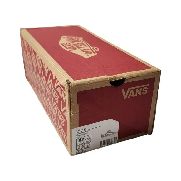 Vans Old Skool Glitter Grey Silver &amp; Canvas 6.0M/7.5W