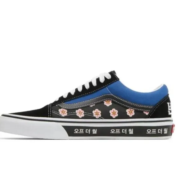 Vans Old Skool Korean Typography Uniquely Rare Sneakers Size10