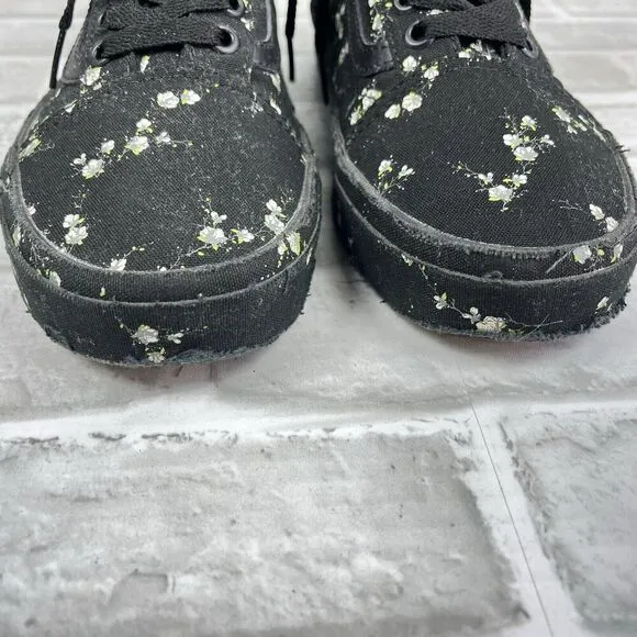 Vans Old Skool Midnight Floral Canvas Women's Size 8.5 Skate Sneakers