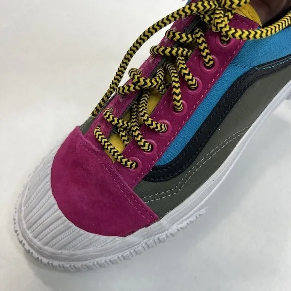 Vans Old Skool TC Lug 66 Supply Skate Sneakers Men's 6.5 Suede Colorblock