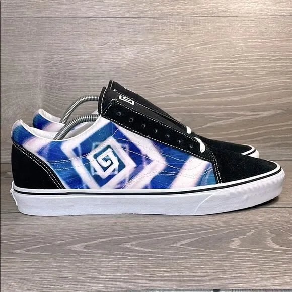 Vans Old Skool x Karl Jacob’s Dream Smp Men’s Sz 13 Black Suede Anime Sneakers