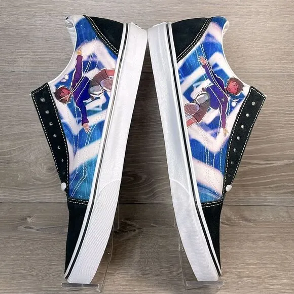 Vans Old Skool x Karl Jacob’s Dream Smp Men’s Sz 13 Black Suede Anime Sneakers