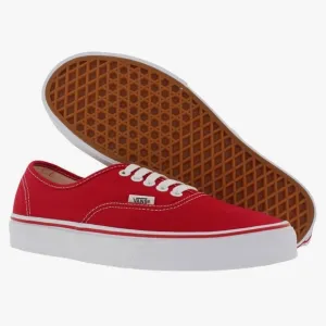 Vans Red Canvas Sneakers Size 3.5