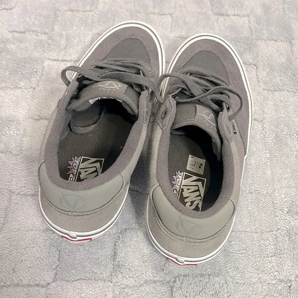 Vans Rowan Pro Mens Skate Granite/Rock Canvas Suede Skateboard Sneakers 500714