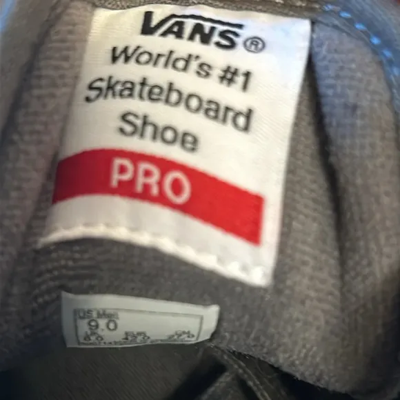 Vans Rowan Pro Mens Skate Granite/Rock Canvas Suede Skateboard Sneakers 500714